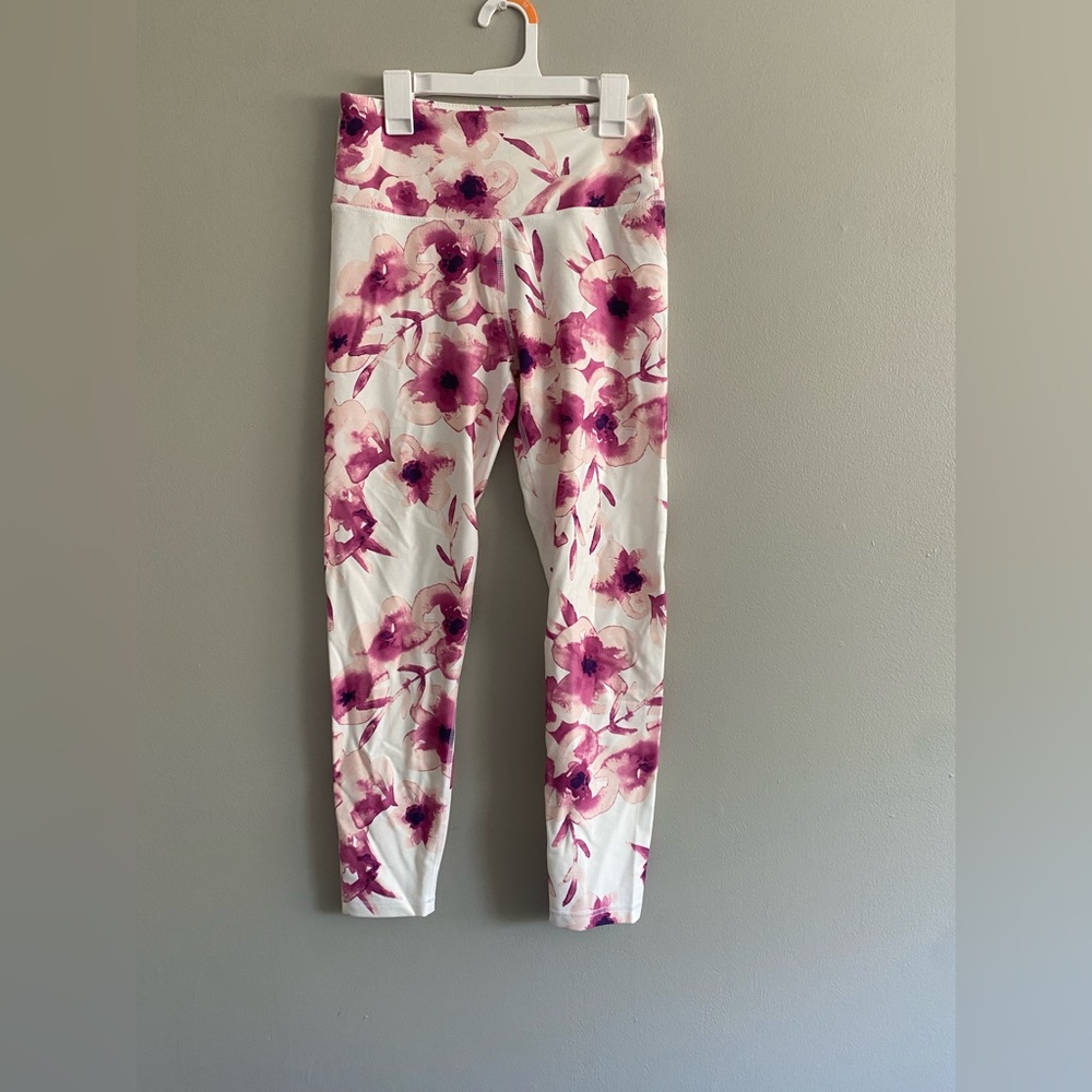 Floral workout leggings